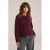 WE Fashion cardigan met wol donkerrood