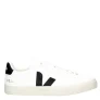Veja Campo leren sneakers wit/zwart