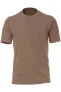 Casa Moda Regular Fit T-Shirt ronde hals beige, Effen