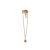 Collier met verlengde schakels en zonnebloem hanger dames 24 Colours