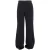 Chloé flared broek met hoge taille in marineblauw kasjmier