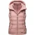 Marikoo dames gewatteerd vest – Taisaa, licht met capuchon & snackvak