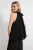 TRENDYOLMİLLA Dames Zwart Effen Mouwloos Relaxed fit Blouses