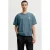 JACK & JONES ORIGINALS regular fit T-shirt met backprint – blauw