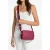 Michael Kors Medium Double Zip Camera Crossbody Mulberry