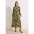 Lange maxi-jurk met bloemenprint voor dames, casual/dagelijks, A-lijn model, geschikt voor hijab.