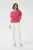 Mouwloos shirt Loose fit Raspberry pink