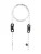 Cheeky Chain Munich Ketting ‘Clara’  zwart / zilver