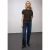 Street One Dames Mouwloze chenille trui in Bruin