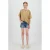 Raizzed regular waist short medium blue denim