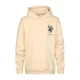 Petrol Industries hoodie met backprint – crème