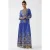 Geprinte Maxi Jurk met Lange Mouwen van Viscose