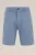 WE Fashion – Heren slim fit chinoshort – Slim Fit – Lichtblauw –