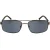 Tommy Hiliger grijze lens donkere ruthenium zwarte zonnebril