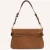 Pinko Schoudertassen Belt Bag Mini Suede Cognac