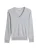 GOBI Cashmere Trui ‘Women’s Timeless Cashmere V-Neck Sweater’  lichtgrijs
