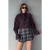 TRENDYOLMİLLA Dames Bordeaux Effen Lang Regular fit Overhemden