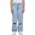 Urban Classics Heren zware knie geknipte baggy jeans