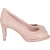 Stuart Weitzman Peep Toe Pumps in Roze Leder