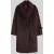 HUGO oversized lange jas van polyester in imitatiebontlook met paillettendetails