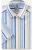 OLYMP Luxor Overhemd Korte mouw blauw
