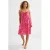 BEACHWAVE crinkle strandjurk roze/rood