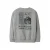 NAME IT KIDS sweater met backprint grijs melange