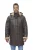 Duffelcoat van schapenvachtleer voor heren met capuchon-Hanko
