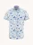 A Fish Named Fred A Fish Named Fred Overhemd Korte Mouw Doodle Cobalt  3XL