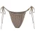 Malelions Women Tara Monogram Bikini Bottom | Brown/Dark Brown
