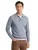 Poloshirt Profuomo grijs normale fit gemeleerd