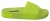 Dolce & Gabbana Dames Groene DG Logo Fluorescente Strand Slippers