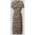 Apricot Midi-jurk met strikceintuur