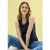 Cecil Dames V-hals top met linten in Blauw