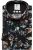 R2 Amsterdam Overhemd donkerblauw, Bloemen