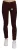 Costume National Damesspijkerbroek Donkerrood Mid Waist Slim Fit Katoen