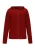 Colina Fleece jas  karmijnrood