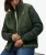 Sherpa Fleece Hybride Jas Green