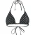 Malelions Women Tara Monogram Bikini Top | Black
