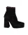 Proenza Schouler Block Heel Platform Boots in Zwart Suède