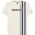 Lambretta Heren Racing Stripe T-shirt (Zilver/Zwaar)