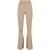 Urban Classics Ladies Rib Knit Bootcut Leggings Lighttaupe