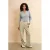 Lofty Manner wide leg high waist broek lichtgroen