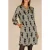 River Woods Printed Viscose Dress In Blue