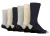 Wildfeet – 6 Paar Heren Katoenen Boot Sokken voor Buiten | Ideaal voor Wandelen – Blauw