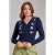 Nara vest in marineblauw