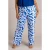 Colletta regular waist flared broek blauw