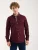 7Camicie Zakelijk overhemd ‘Donatello Iconic Poplin Stretch Man Shirt Red’  rood