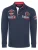 CARISMA Shirt  donkerblauw / kersrood / wit