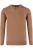 MAERZ Superwash Classic Fit Trui V-hals bruin, Effen